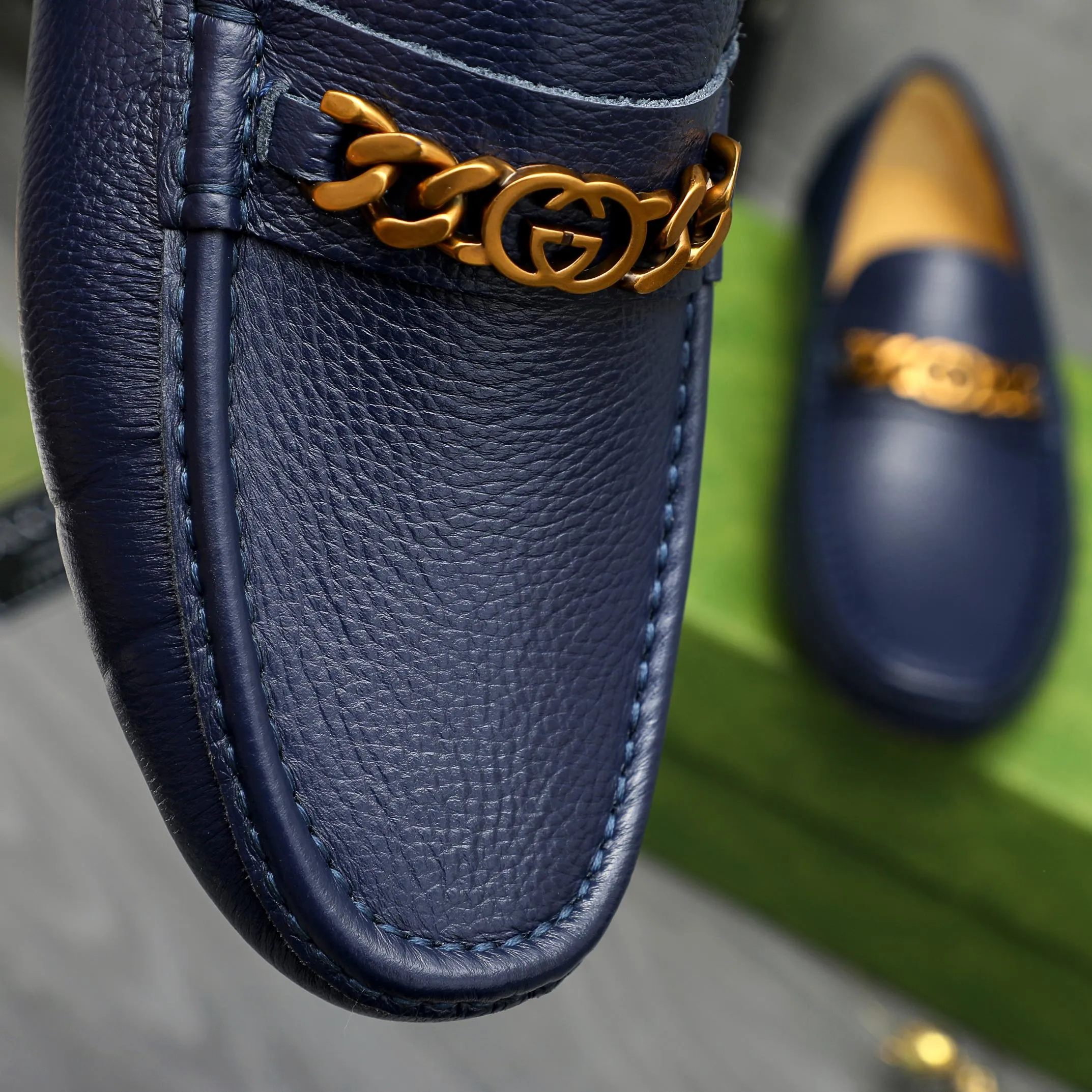 Men's shoes 💰p420 Product trademark: GUCCI (Gucci) casual slip-on men's shoes Regular size: 38-44 Product materials: Selected pebbled cowhide upper, sheepskin lining, rubber outsole
